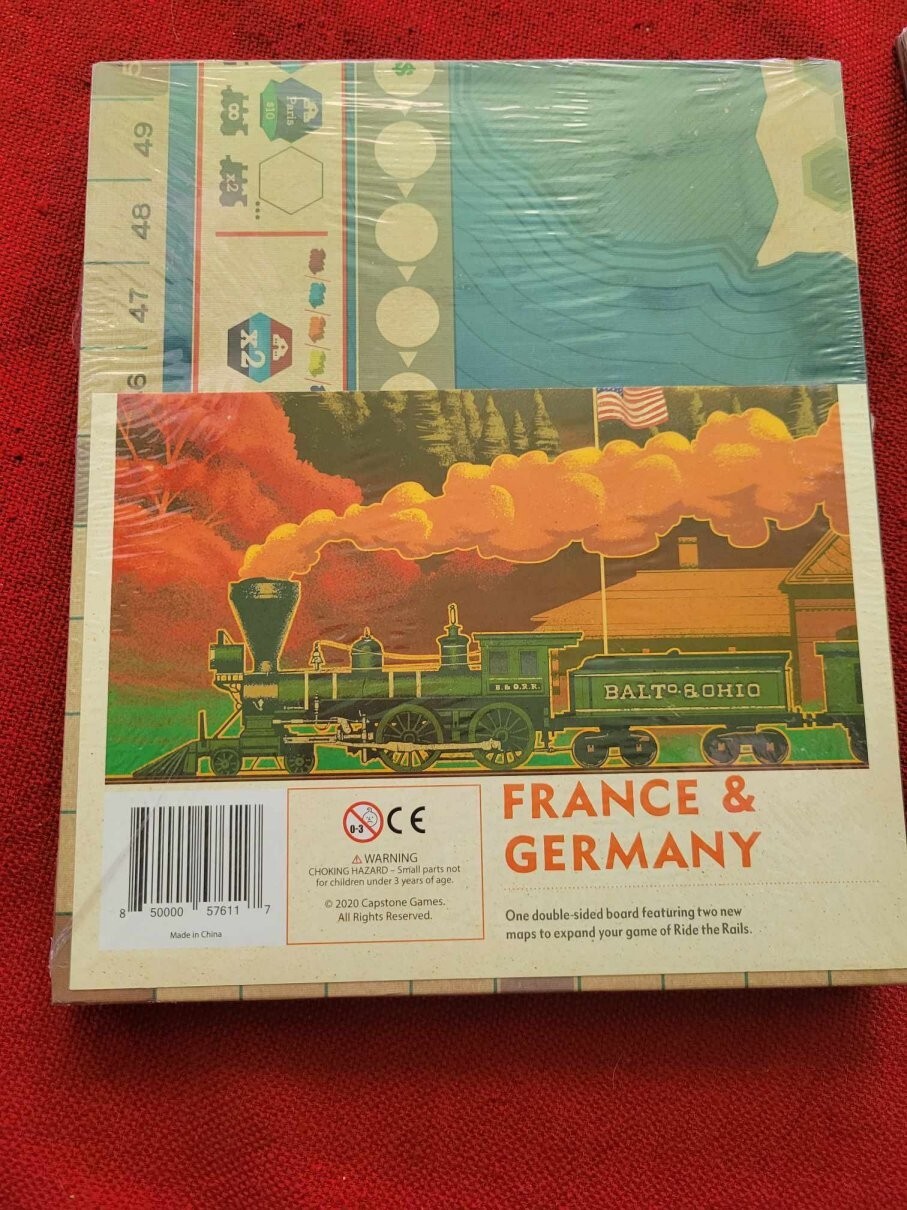 Capstone Games - Ride the Rails - Map Expansions (France & Germany) (SEALED)