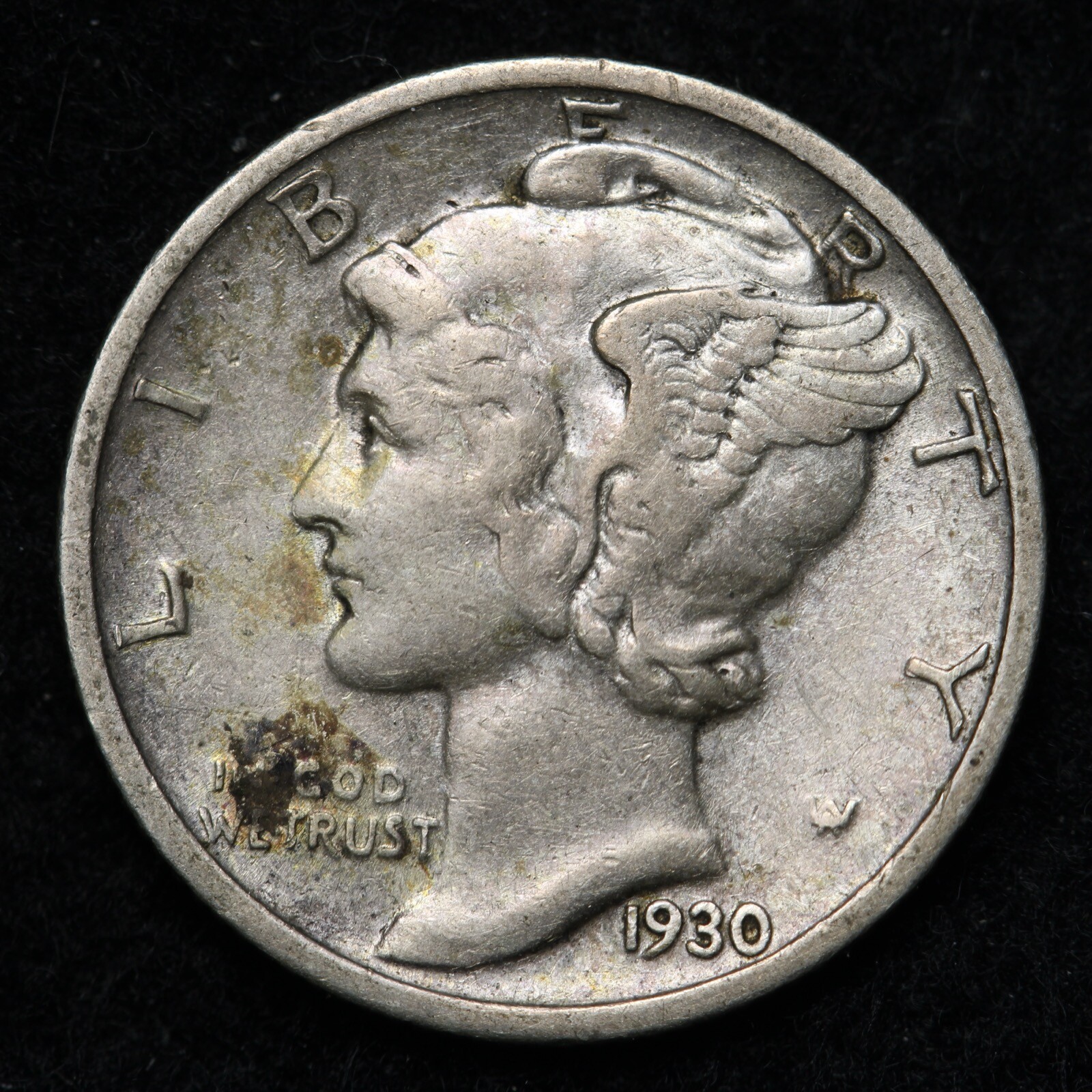1930-S Mercury Silver Dime CHOICE AU E363 QCH