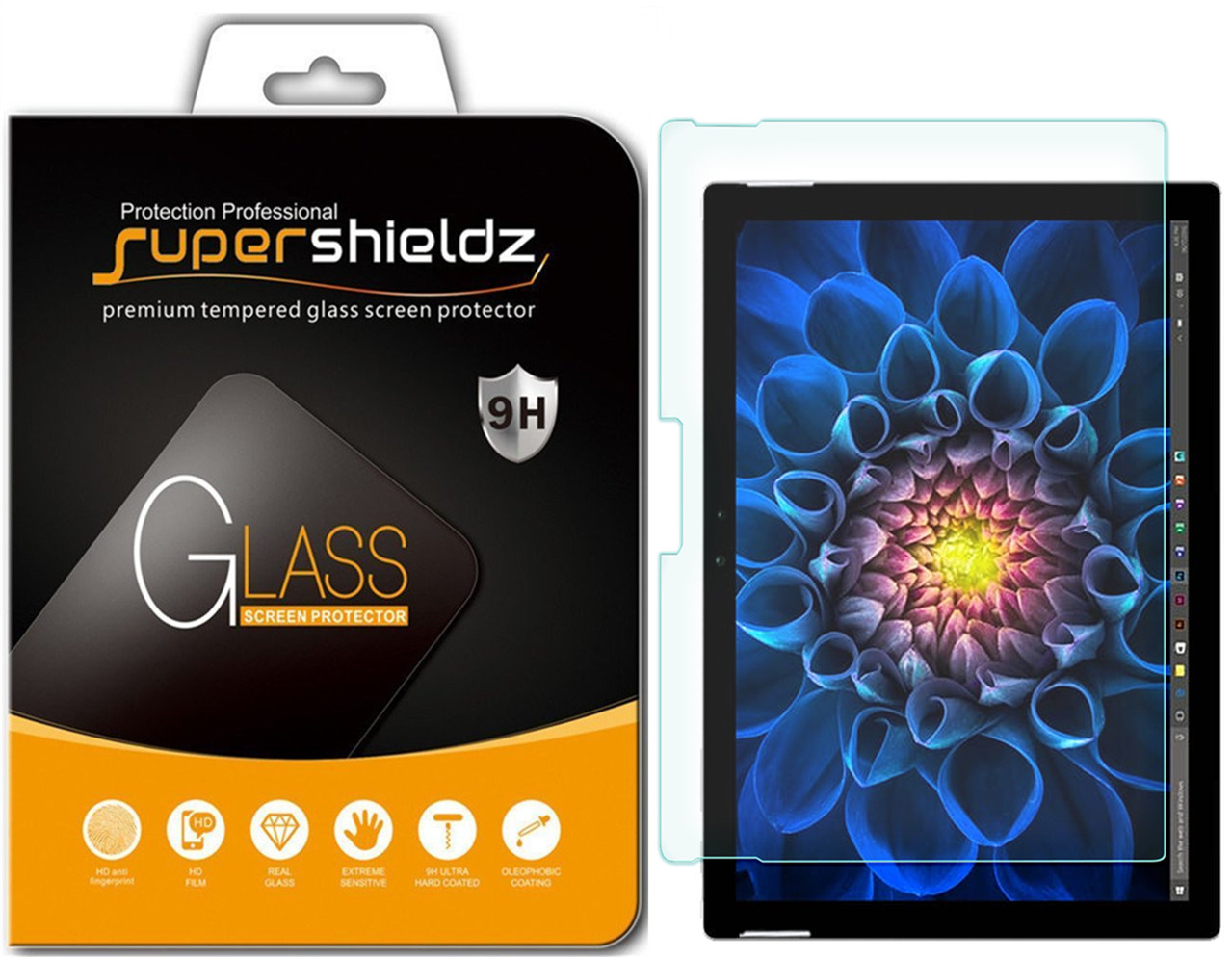 Supershieldz Tempered Glass Screen Protector for Microsoft Surface Pro 4