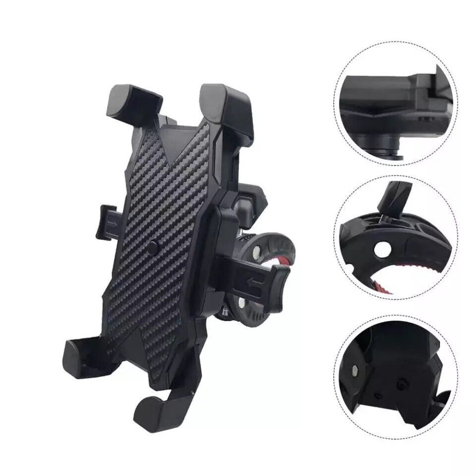 Motorcycle Cell phone holder Black Fit for Harley-Davidson Touring Cruiser