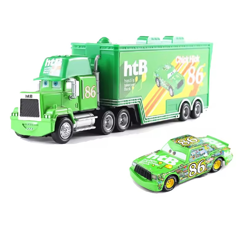 Disney Pixar Cars 86 Chick Hicks Mack Truck 1:55 Diecast Toy Car Loose