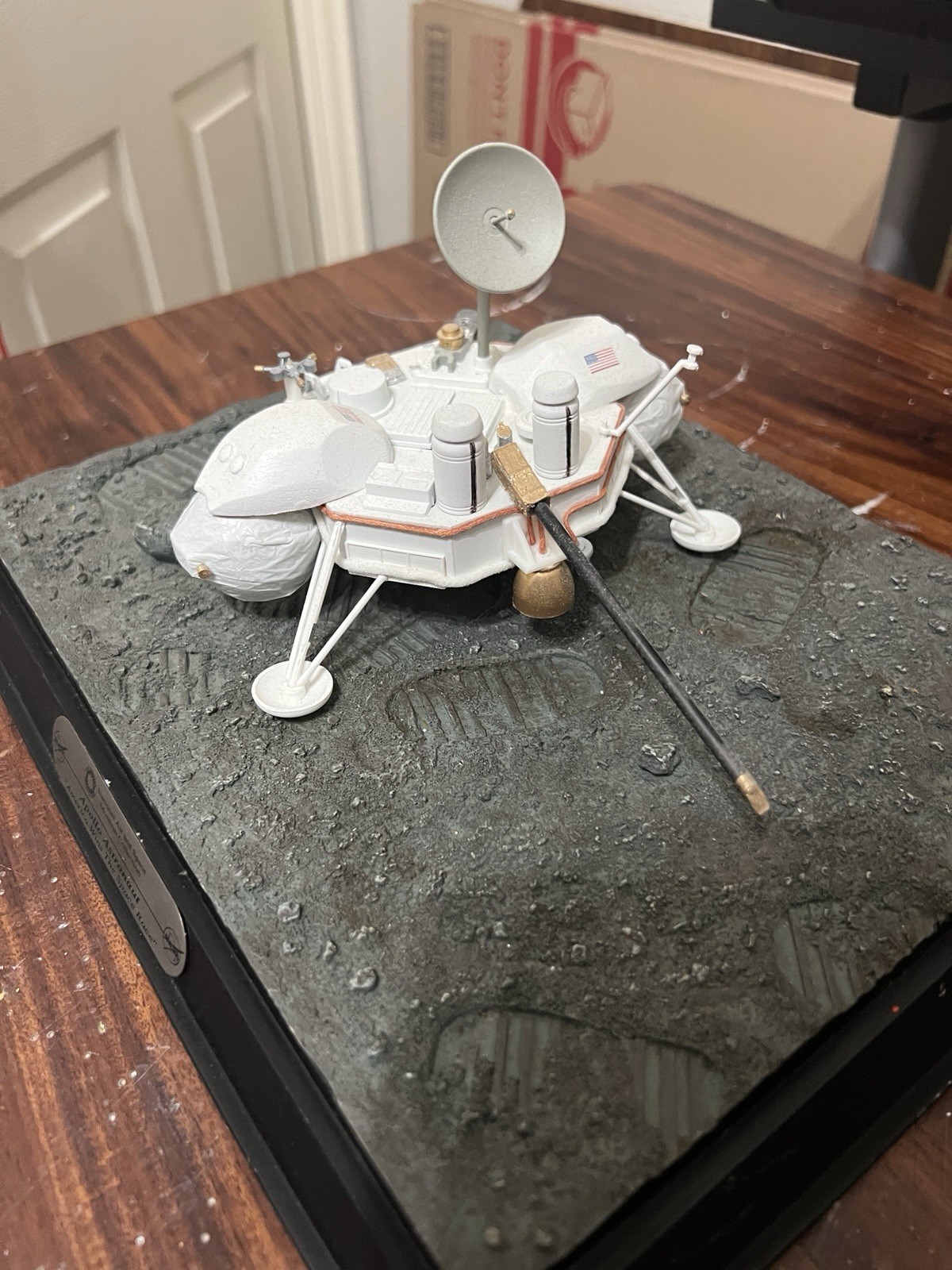 Lunar Display Base for GERRY ANDERSEN UFO Moonbase model - Museum Quality-Rare!!