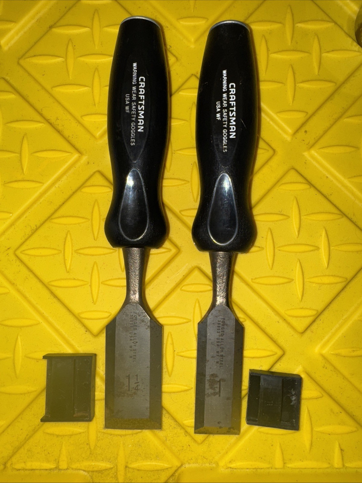 Sears Craftsman USA Ugly Wood Chisels Nos 1” And 1.25” New 36853 36853