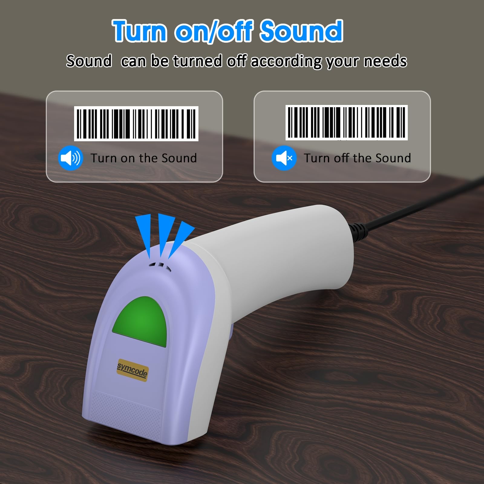 USB 1D Barcode Scanner Handheld Wired CCD Laser Reader Screen Scan UPC POS