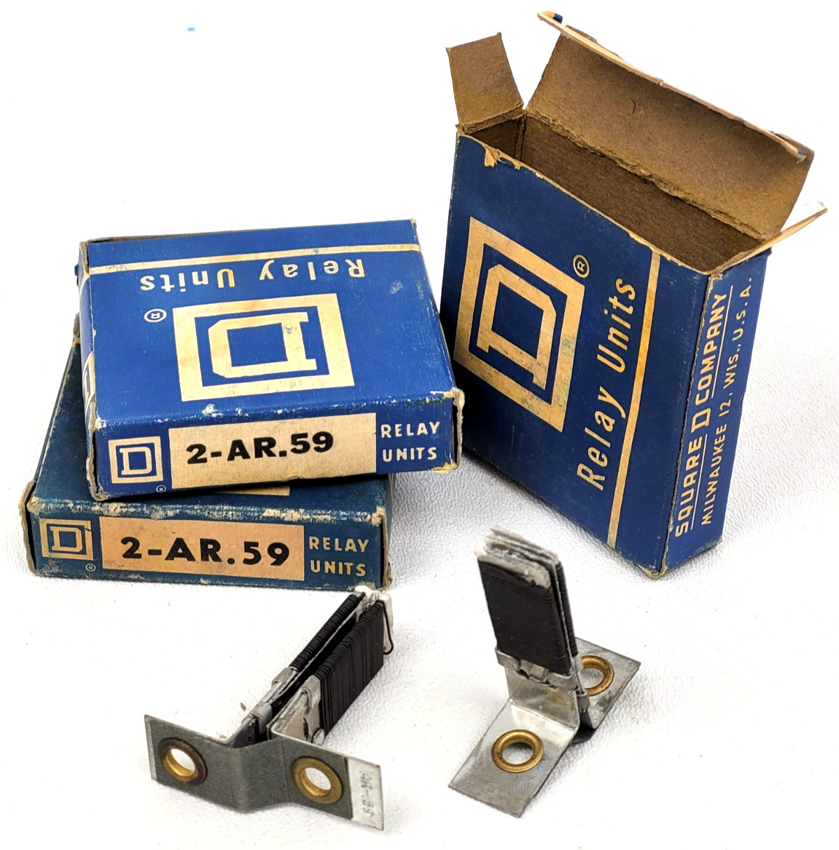 Lot of 3 - 2-AR.59 SQUARE D Overload Relay Thermal Unit - Next Day Option - New