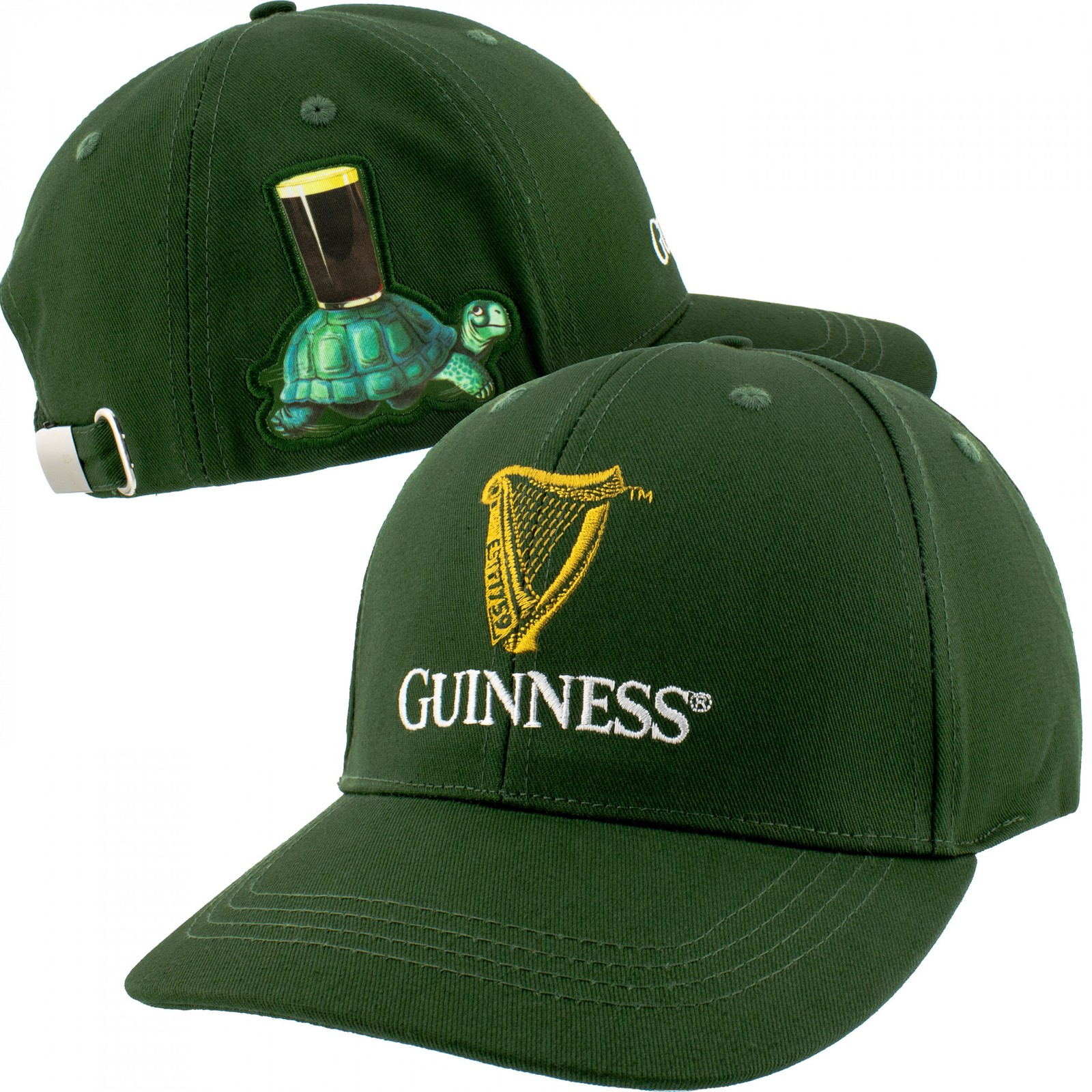 Guinness Logo Gilroy Turtle Dark Green Adjustable Hat Green