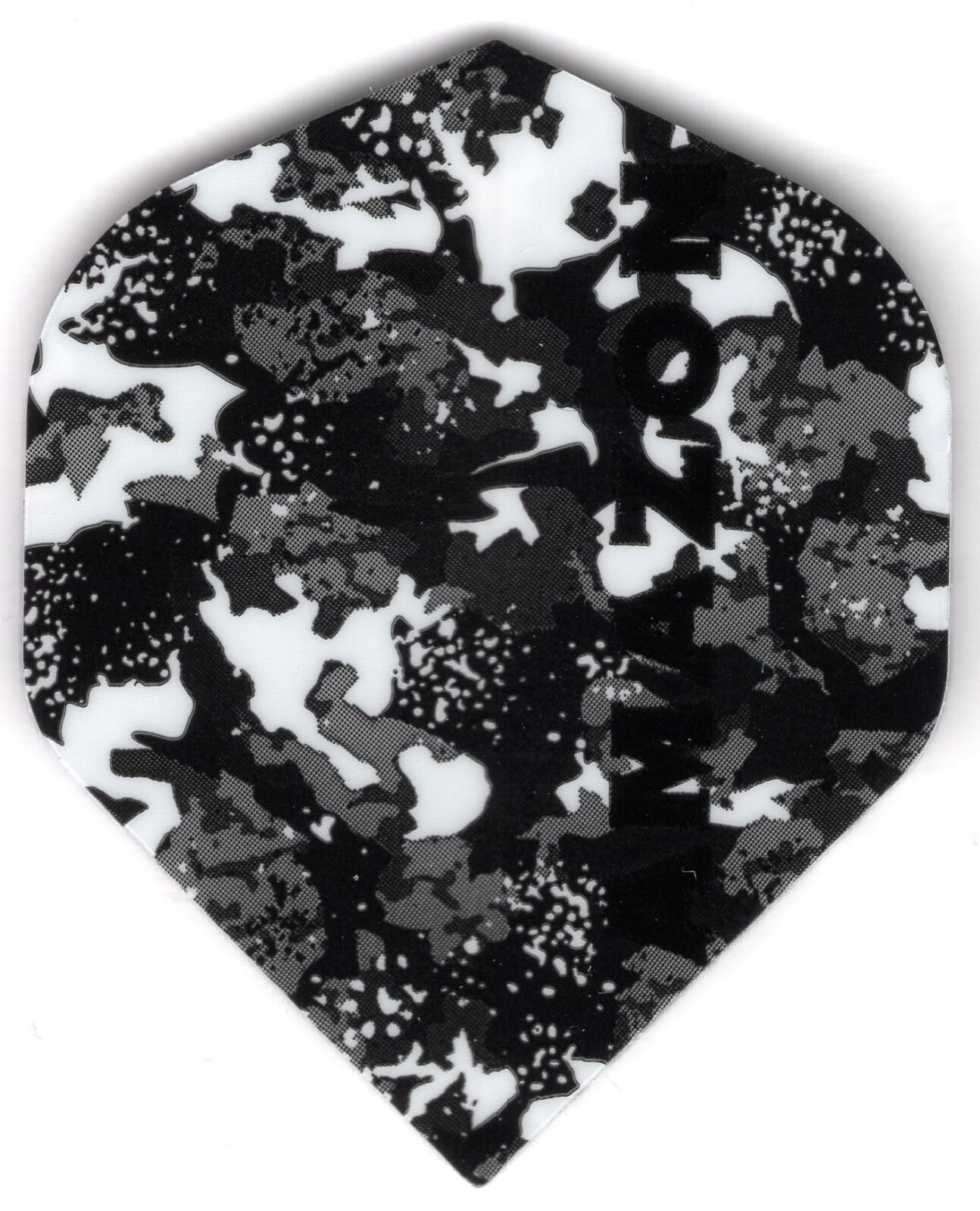 Black AMAZON Camouflage Dart Flights: 3 per set