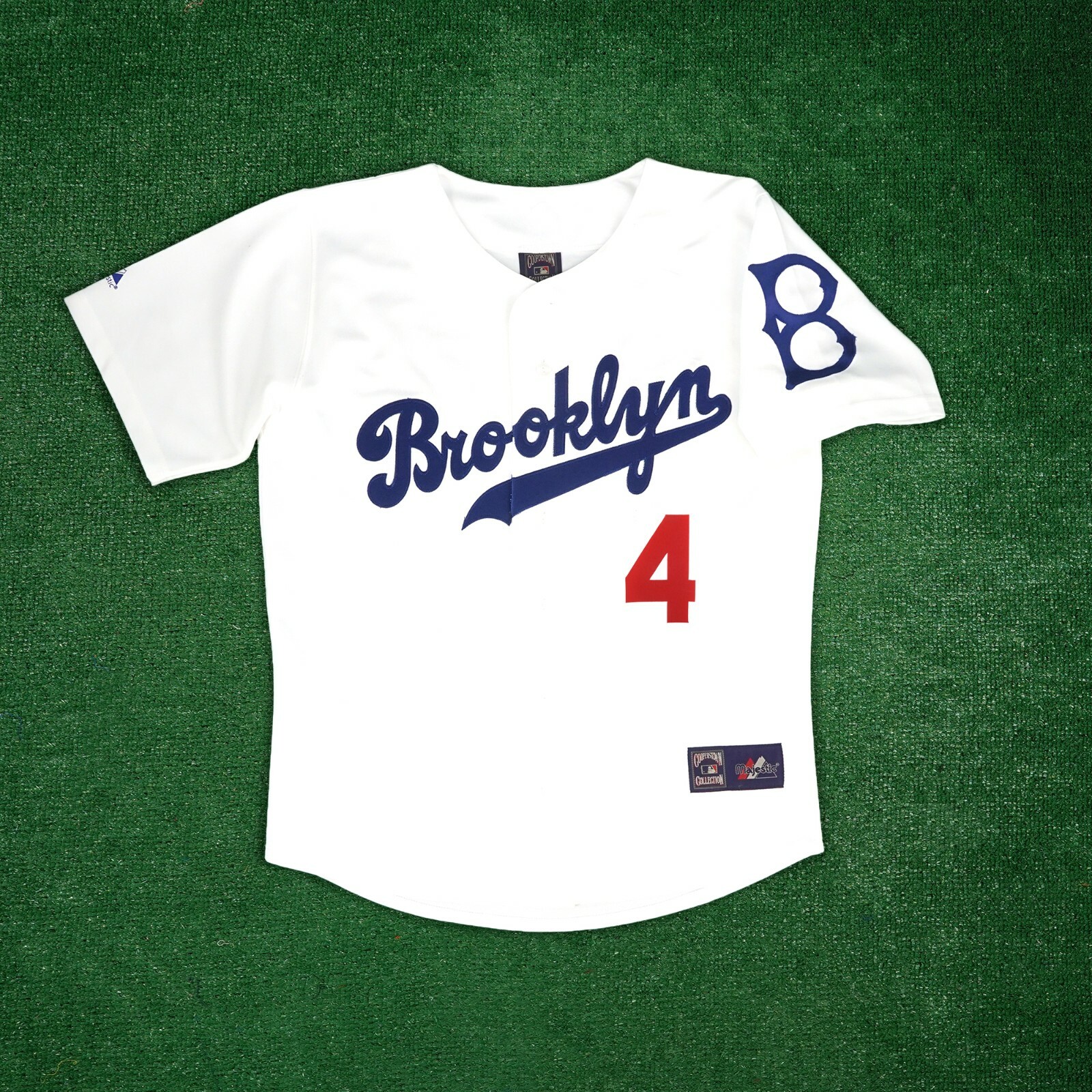 Duke Snider Brooklyn Dodgers Men's Home White Cooperstown Jersey w/ Patch