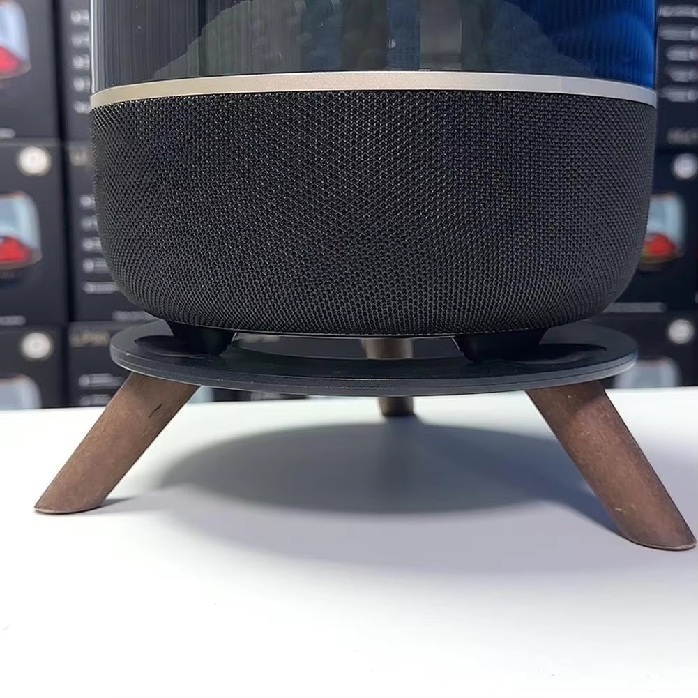 Solid Wood Base Thickened Nonslip Solid Wood Desktop Shock-Absorbing Audio4537