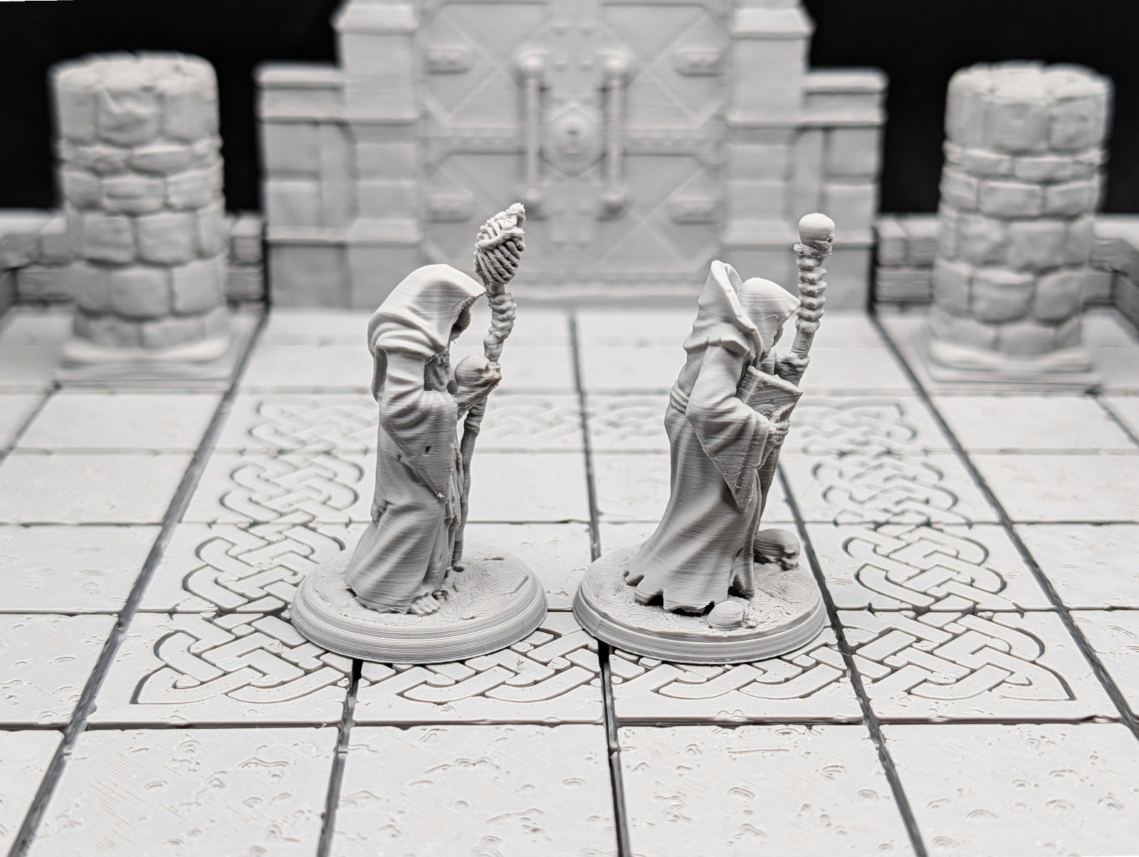 Necromancers and Constructs Miniature Set for Painting DnD Tabletop RPG