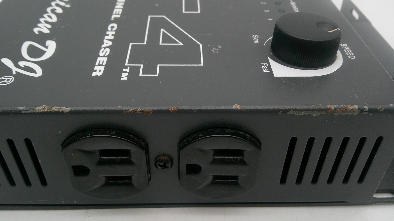 American DJ T4 - 4 Channel Chaser Light Controller W/ Adjustable Speed Tested