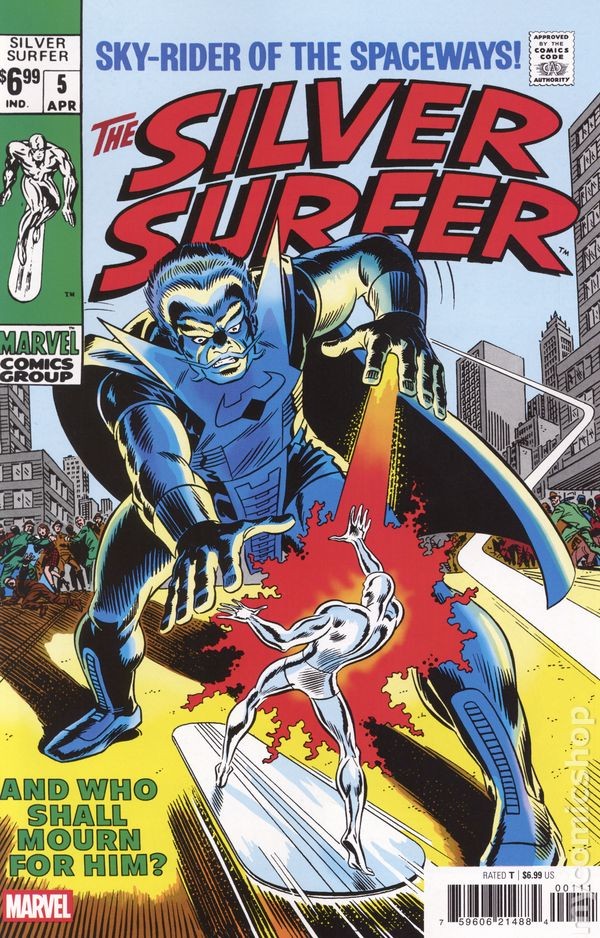 Silver Surfer Facsimile Edition #5A 2026 Stock Image