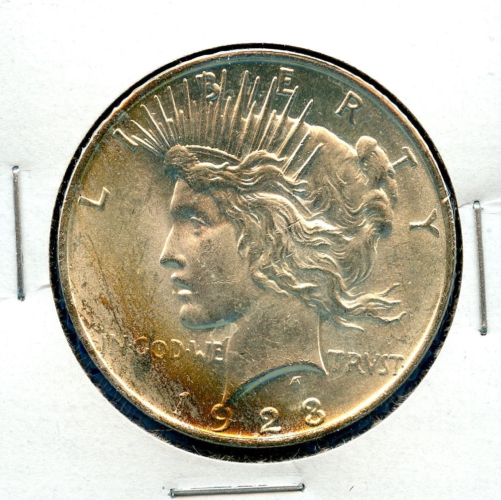 1923 P Peace Silver Dollar $1 US Mint #39 BU MS Uncirculated 1923-P