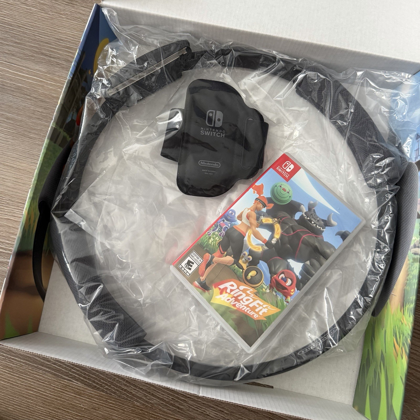 Nintendo Switch Ring Fit Adventure Bundle: Ring-Con, Leg Strap, Game Cartridge
