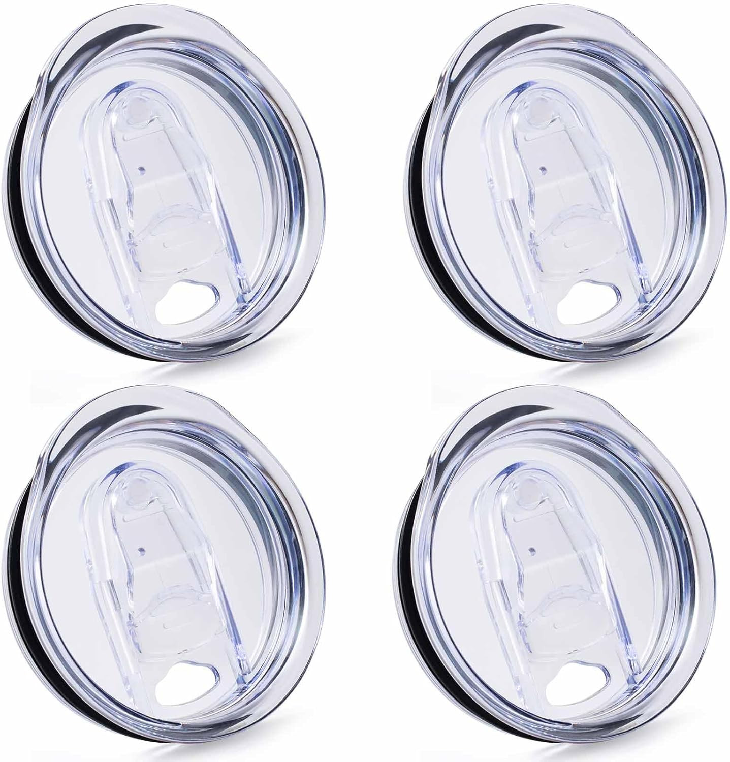 4 Pcs 20 oz Tumbler Lid Replacement Skinny Cup Lids for Coffee Tea on Travel...