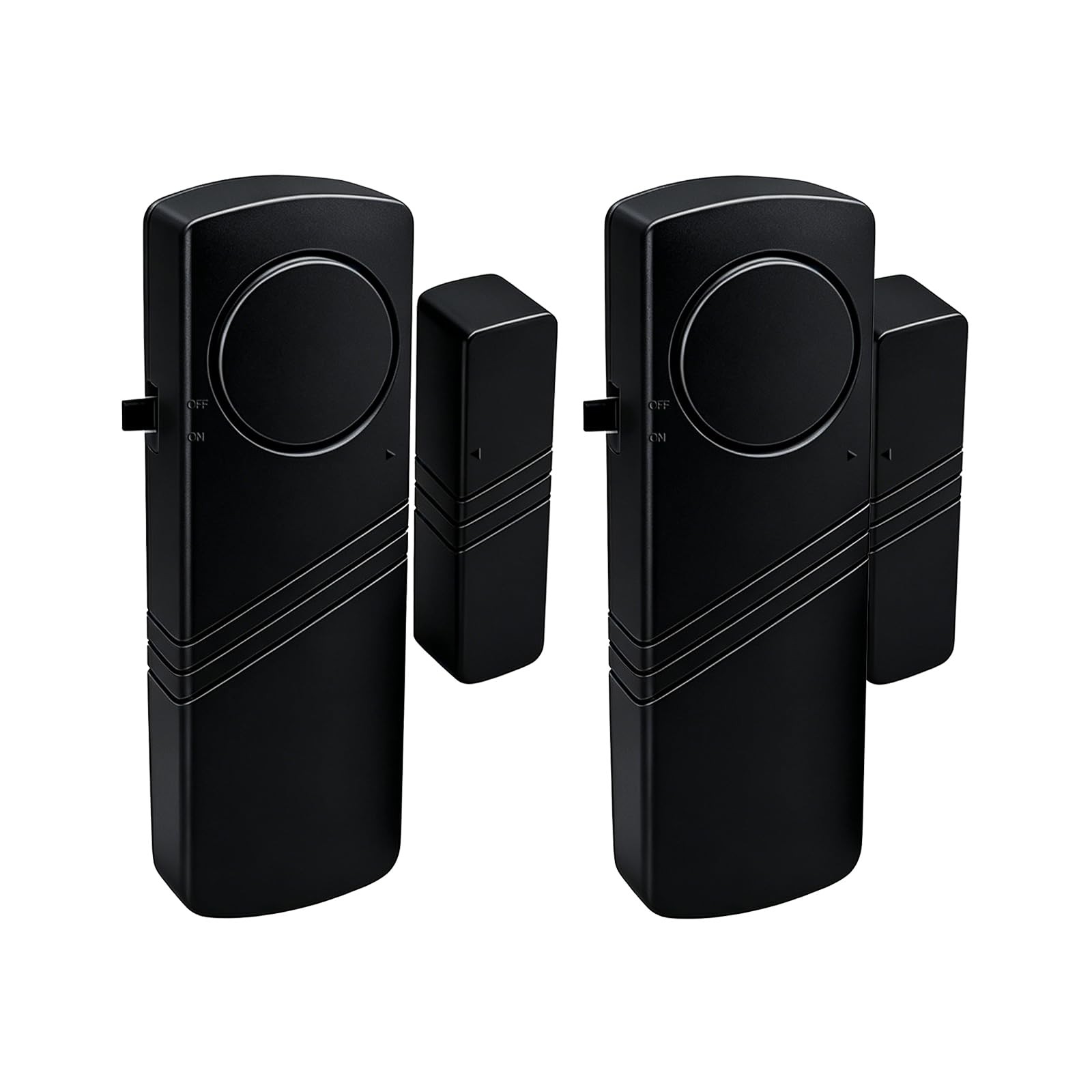 Door Window Alarm - 90dB Loud Home Security Sensor for Kids Safety, Black