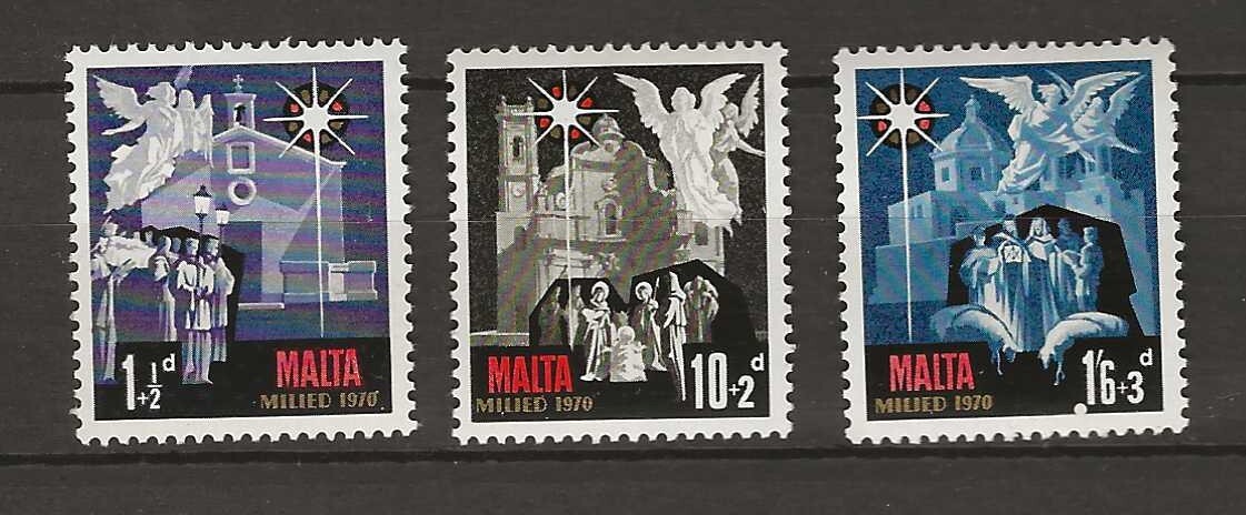 Malta 1970 Christmas  MNH (m084)