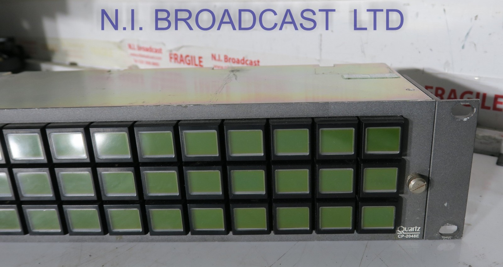 Evertz cp2048e ethernet router control matrix panel Price is for 1 panel