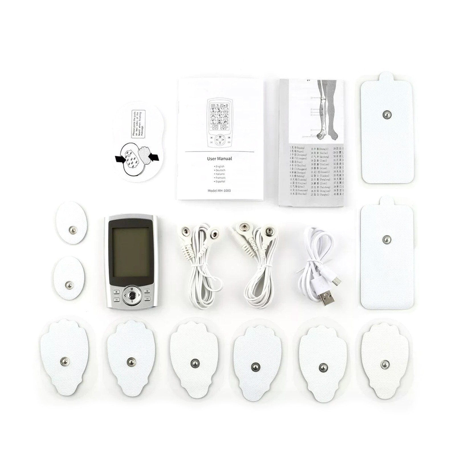 Multifunction Tens Unit Muscle Stimulator Machine Pulse Massager Device