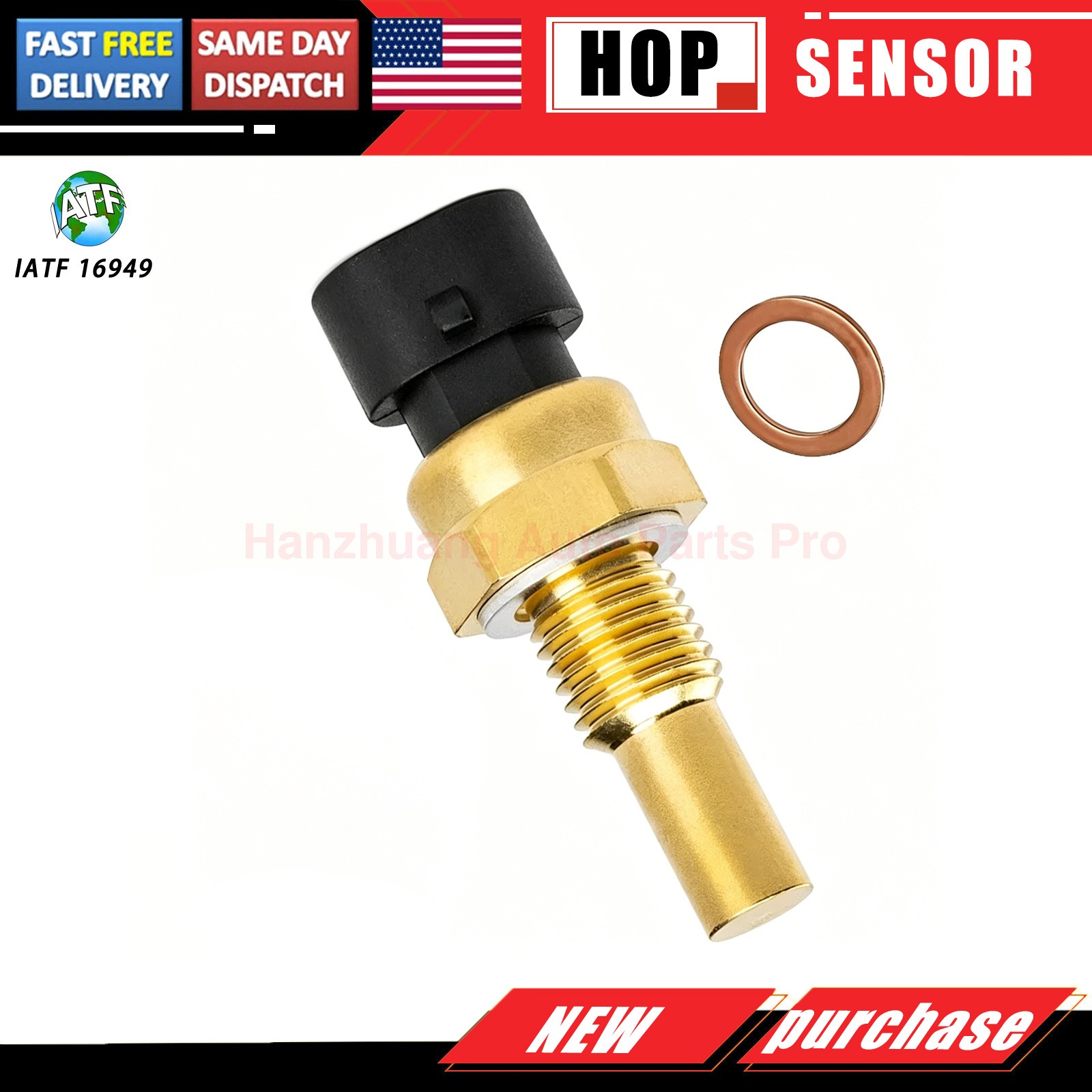 Coolant Temperature Temp Sensor For Chevy GMC TPI TBI LT1 LS1 LS2 4.8L 5.3L 6.0L