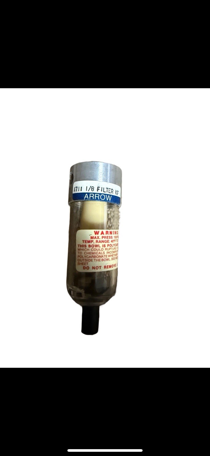 Arrow 1711 1/8 Filter - New Open Box Condition