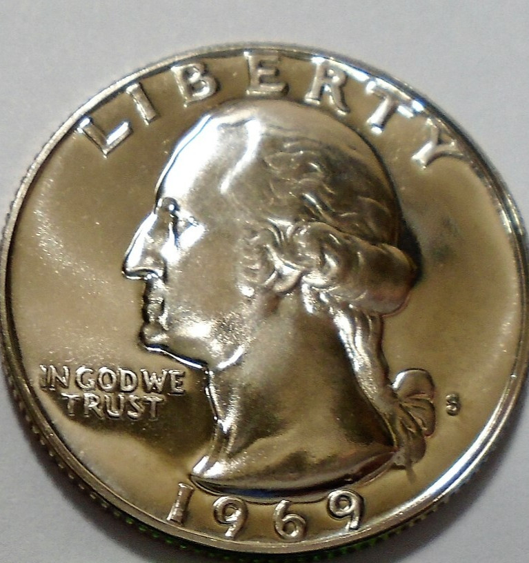 Nice 1969 s Proof Uncirculated Washington Quarter  Buy