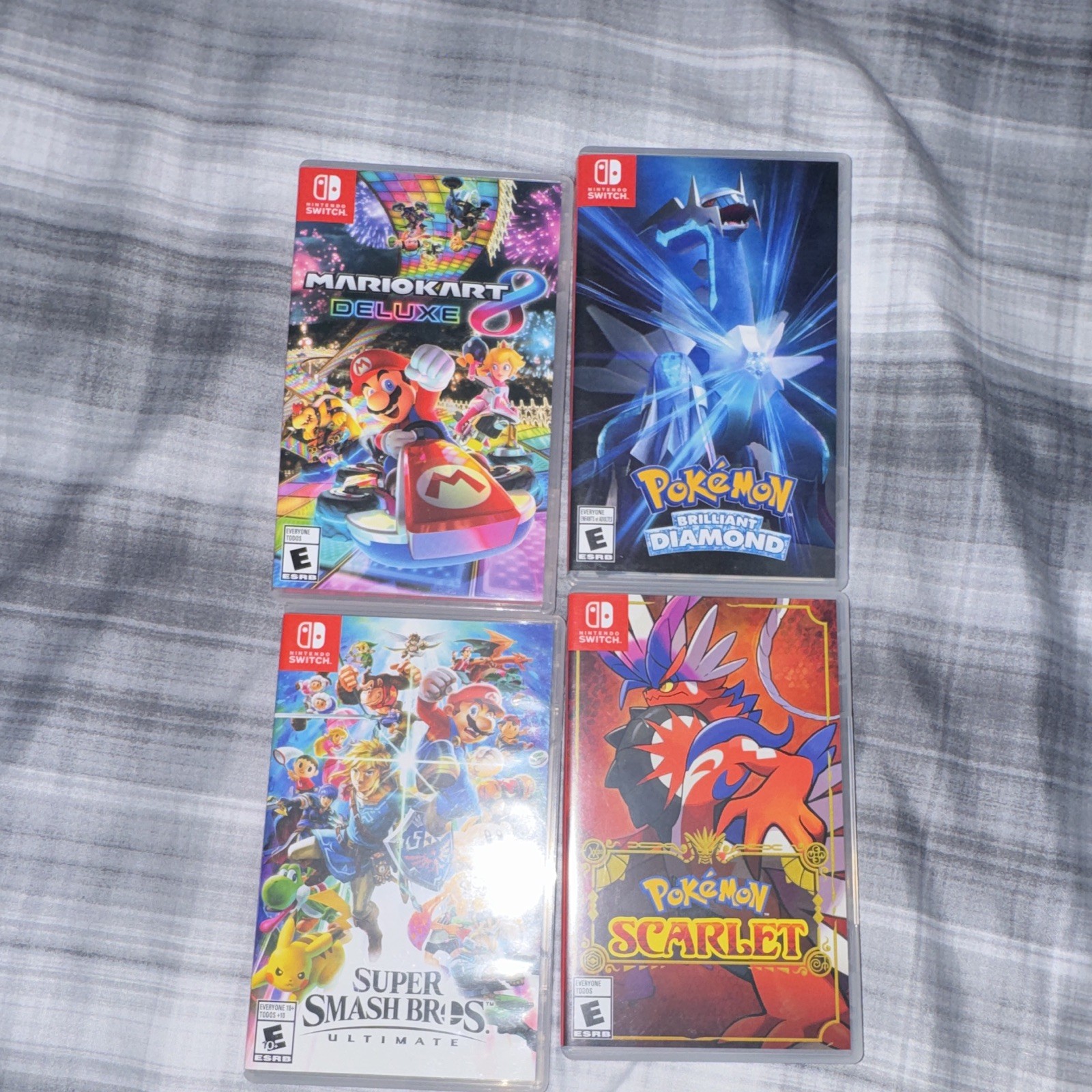 Lot Of 6 Nintendo Switch Games Cases Pokemon Super Smash Bros | Empty | No Games