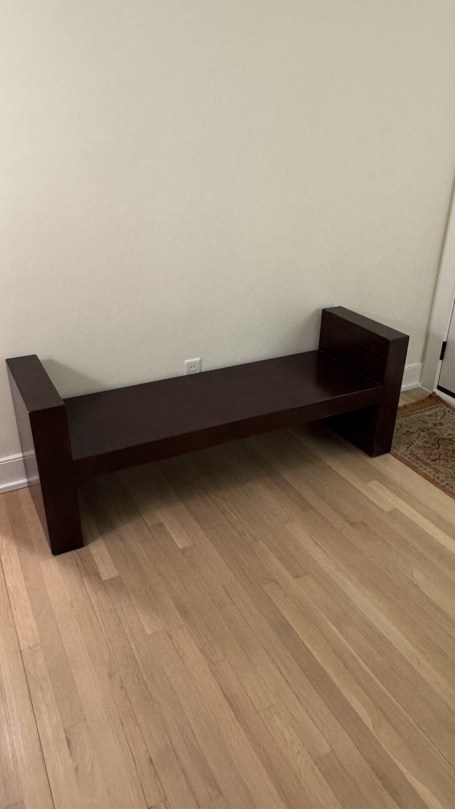 Karl Springer Goat Skin Bench