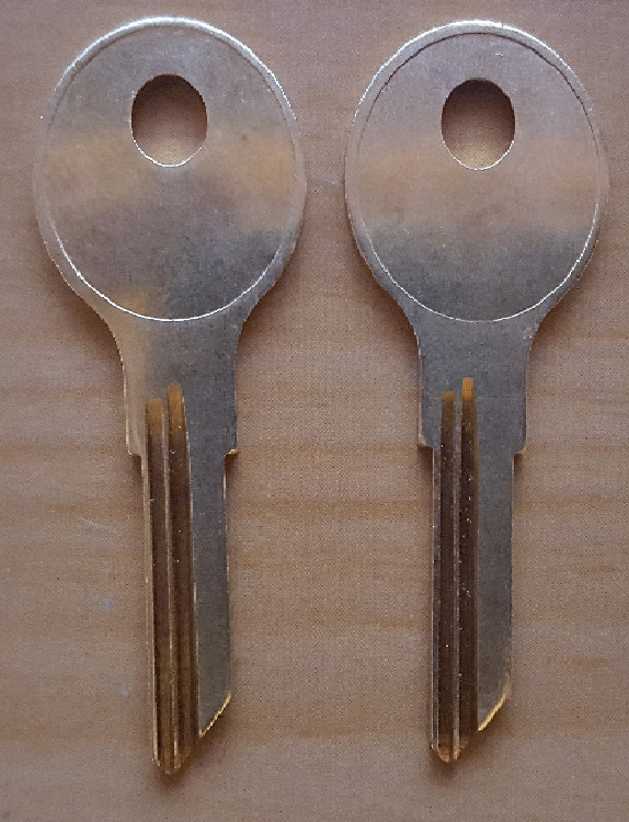 2 NEY KEYS Steelcase cabinets CODE:1R - 150R CUT TO YOUR CODE KEY BY LOCKSMITH
