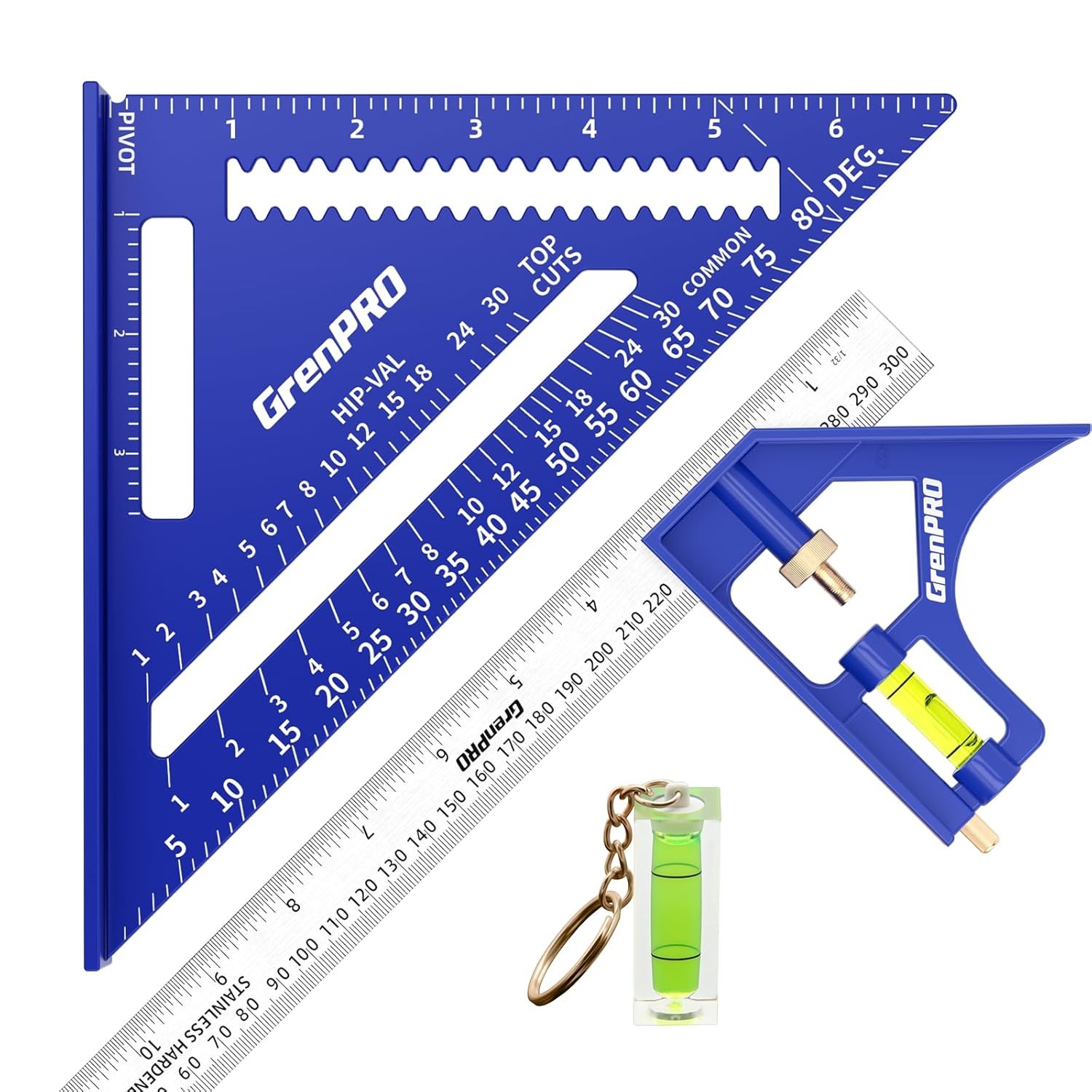 Combination Square and Carpenter's Square Tool Set, Carpenter's Square