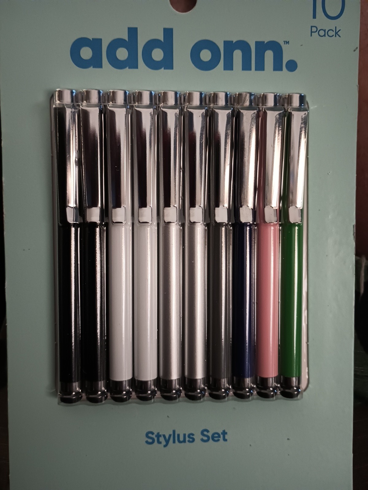 10 Pack Stylus Set by Add On. Multicolor Lightweight Anti-Scratch Brand New