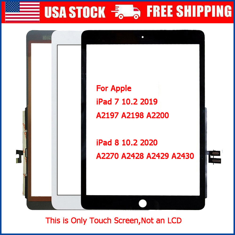 NEW Touch Screen Digitizer ±Home Button For iPad 7 7th Gen /iPad 8 8th Gen 10.2"