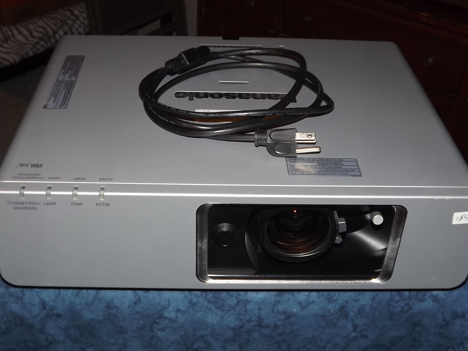 Panasonic PT-FW300 WXGA,  LCD Projector, 3500 Lumens - VERY LOW HOURS