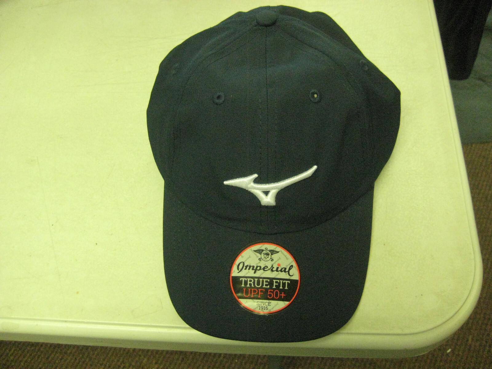 BRAND NEW Mizuno Imperial Tour True Fit  Tour cap  Navy with White hat deal