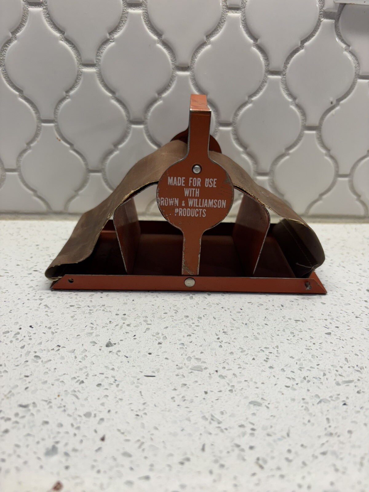 Vintage Brown and Williamson Tobacco Corp Cigarette Roller Rolling Machine