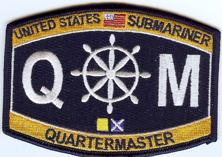 Submarine Rating Patch - (QM) Quartermaster BC Patch Cat No C6758