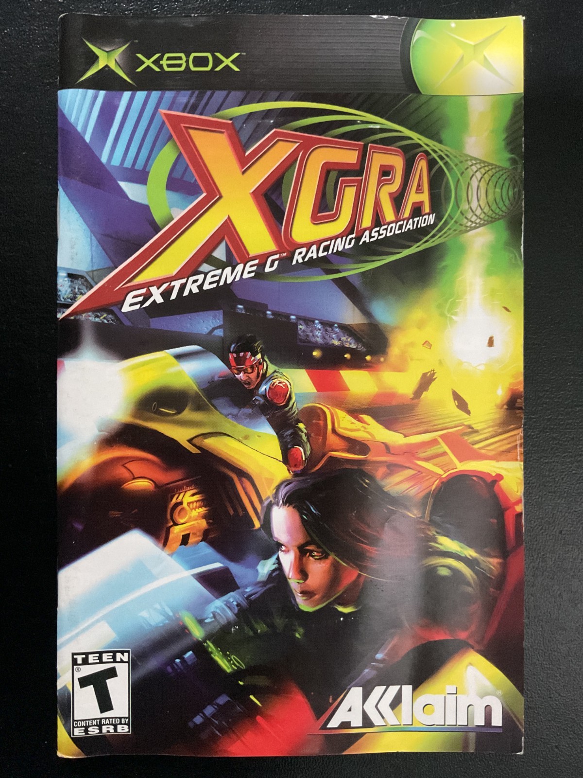 XGRA Extreme G Racing Association Microsoft XBOX Instruction Manual Only