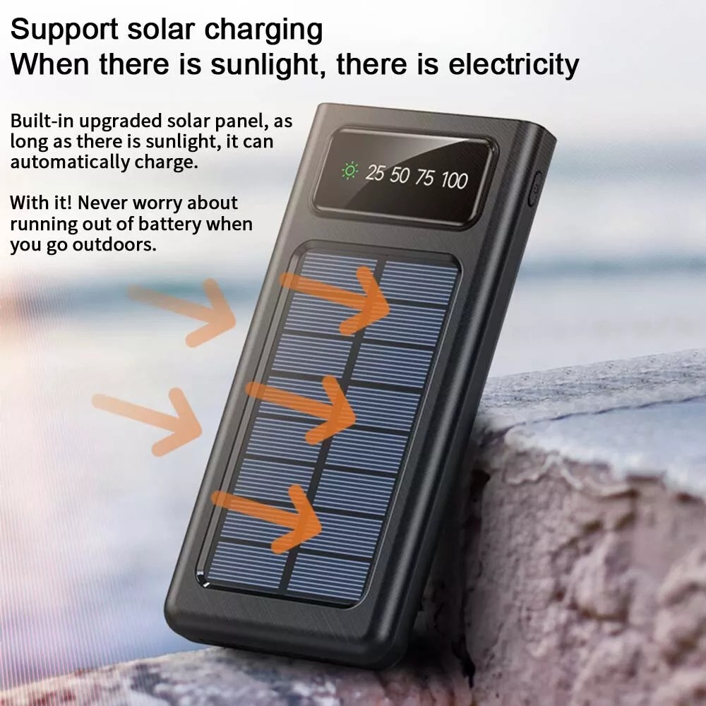 100000mAh Power Bank External Battery Backup Fast Charger for Cell Phone US