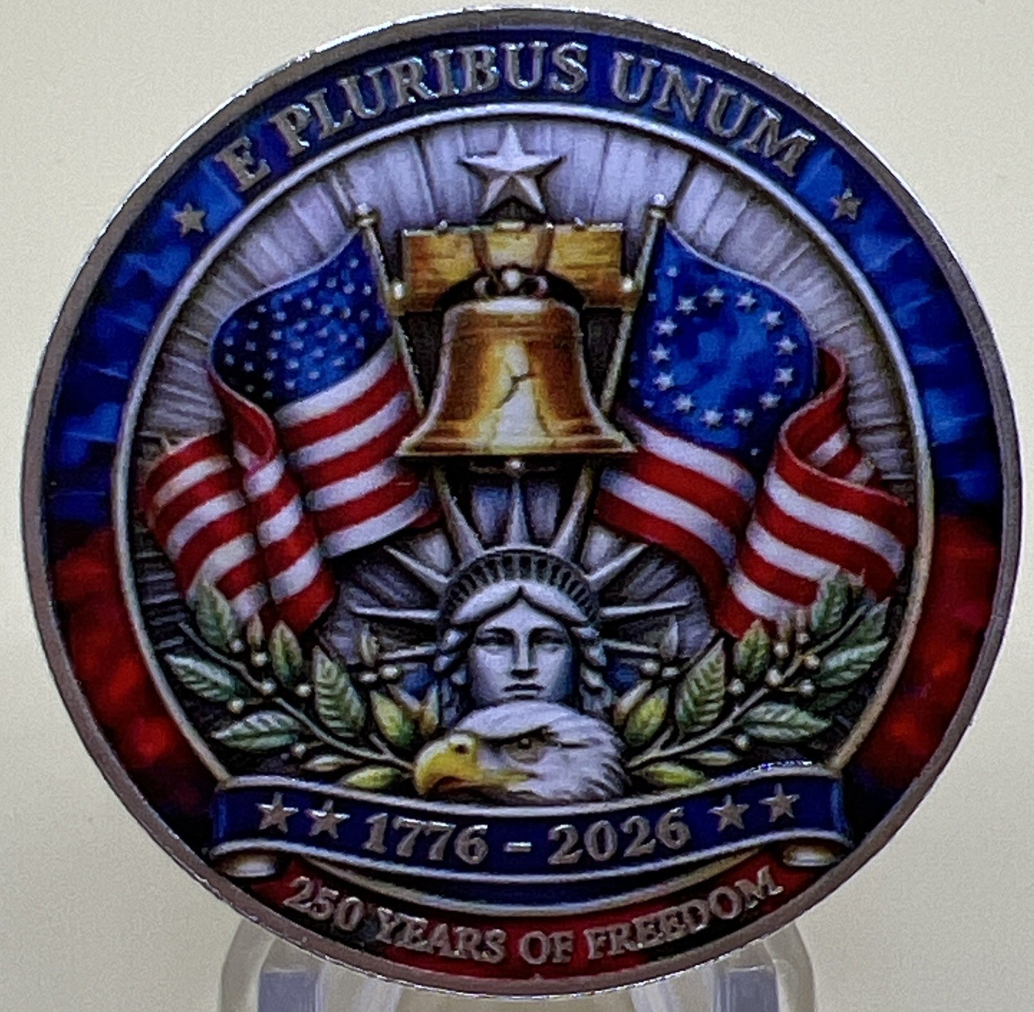 1776 2026 250th ANNIVERSARY OF USA AMERICAN CHALLENGE COIN Liberty And Freedom