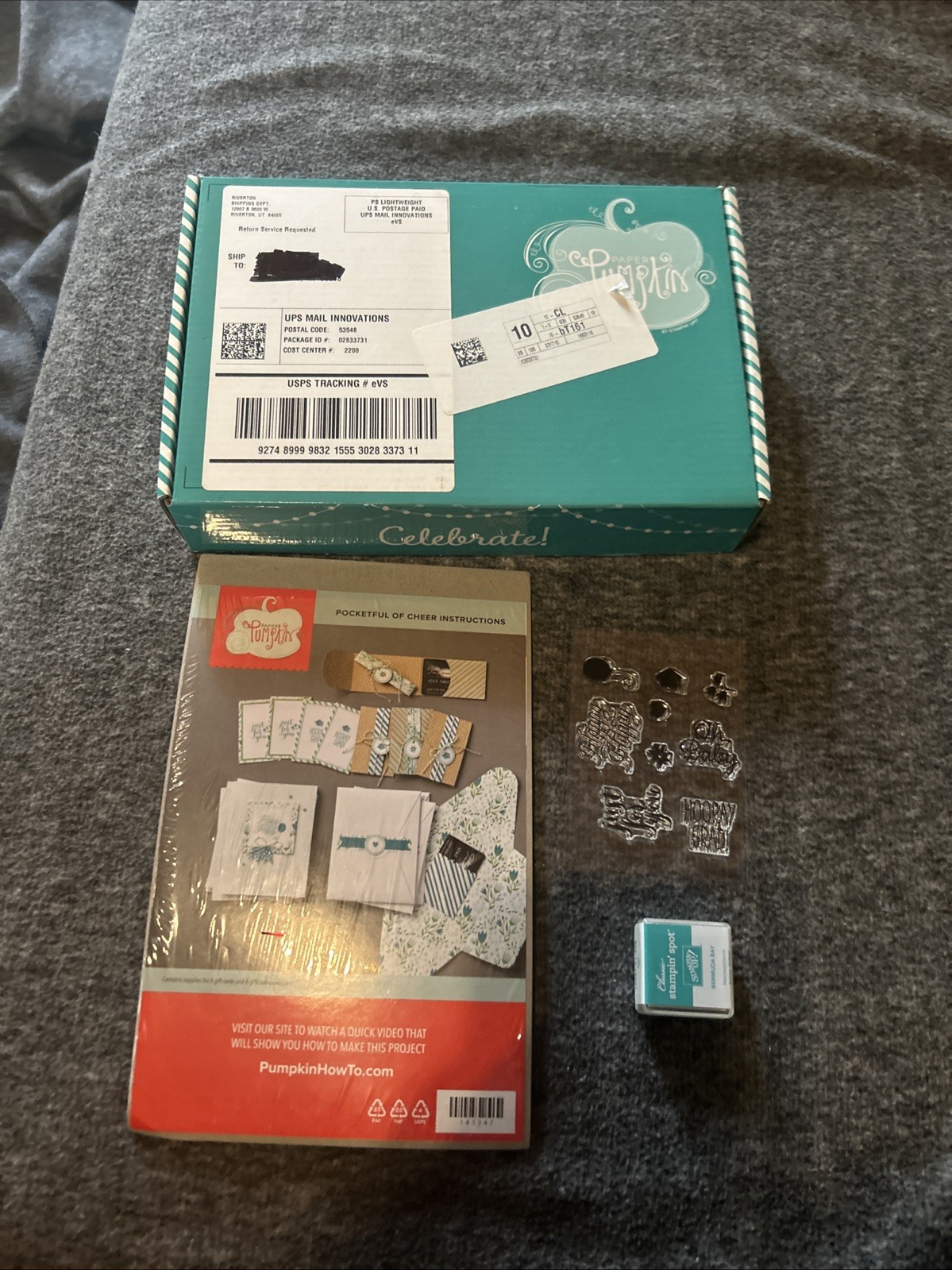 Stampin' Up Paper Pumpkin Pocketful Of Cheer Gift Card Kit Stamps or Ink