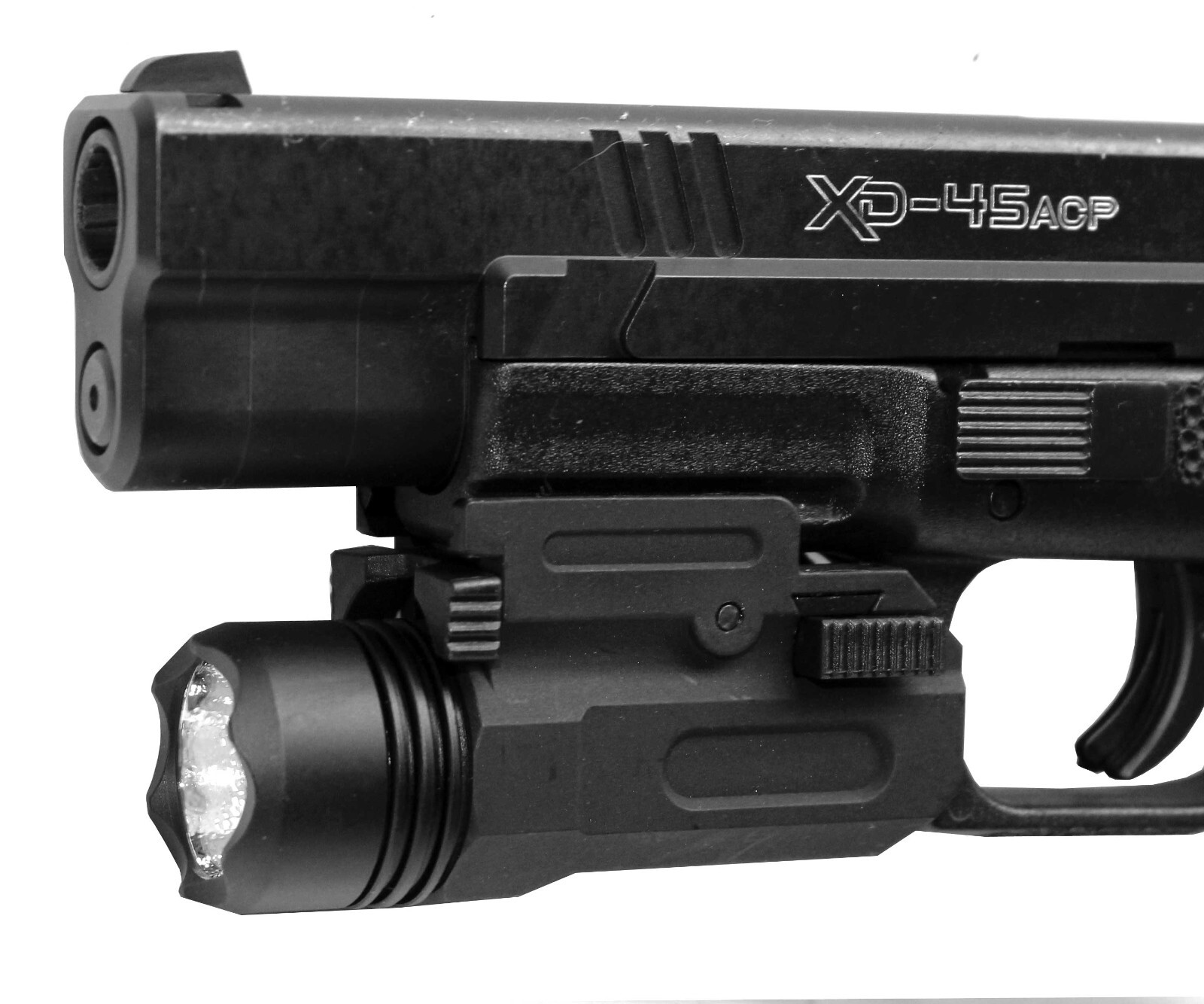 Trinity tactical flashlight for Sig Sauer P226 elite polymer black home.