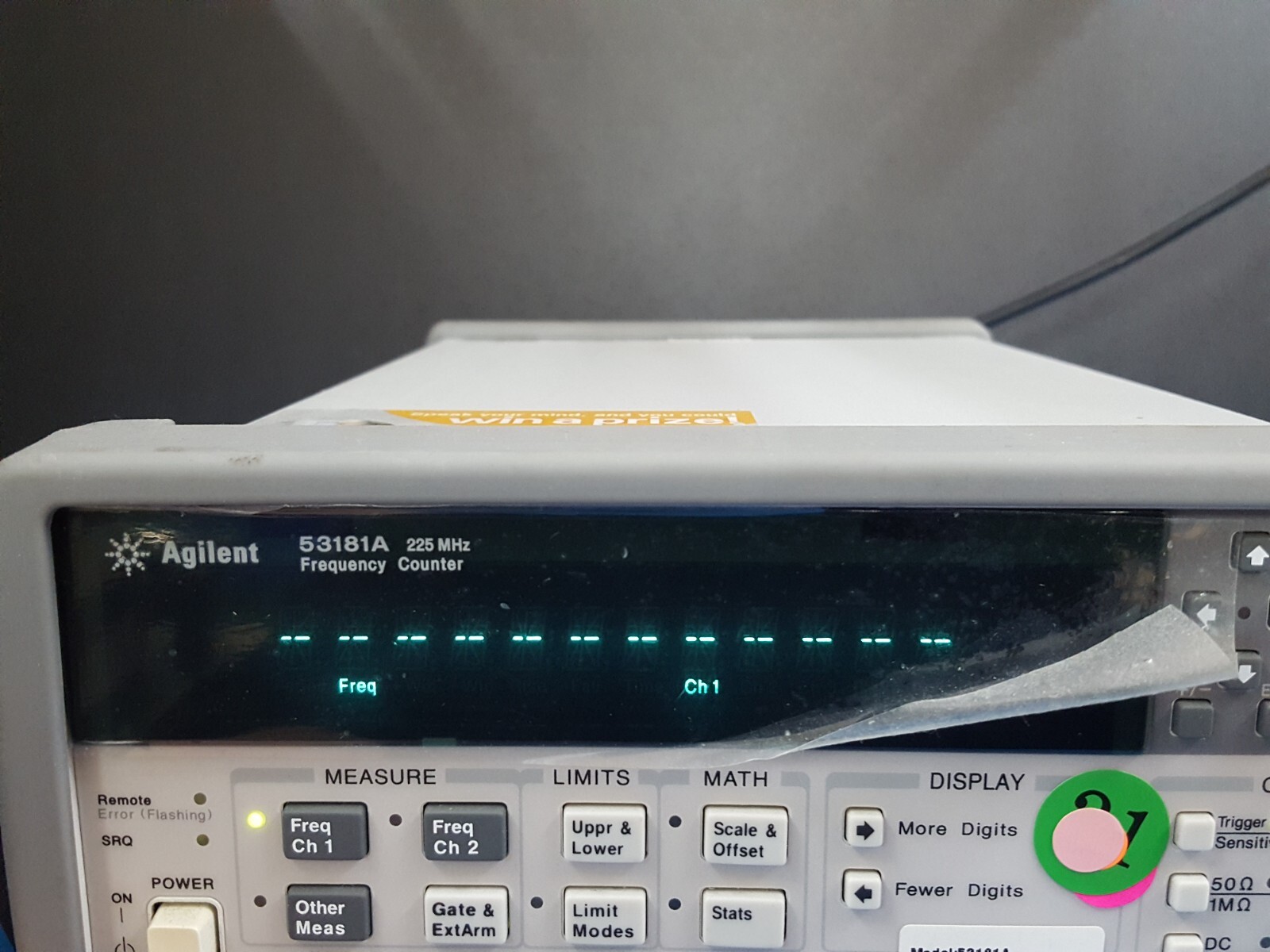 Agilent 53181A: 225 MHz Frequency Counter (3579)