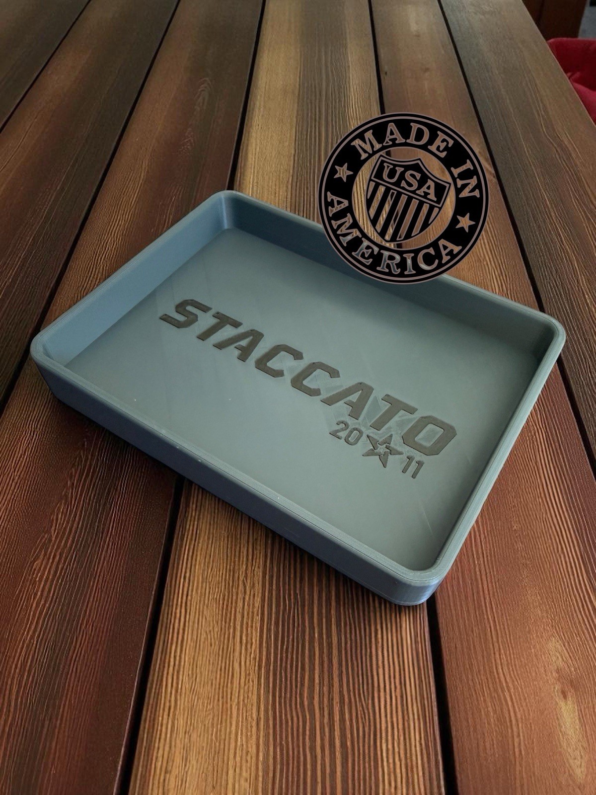 Staccato 2011 Small Parts Valet EDC Dump Tray Gray Black Pistol Maintenance