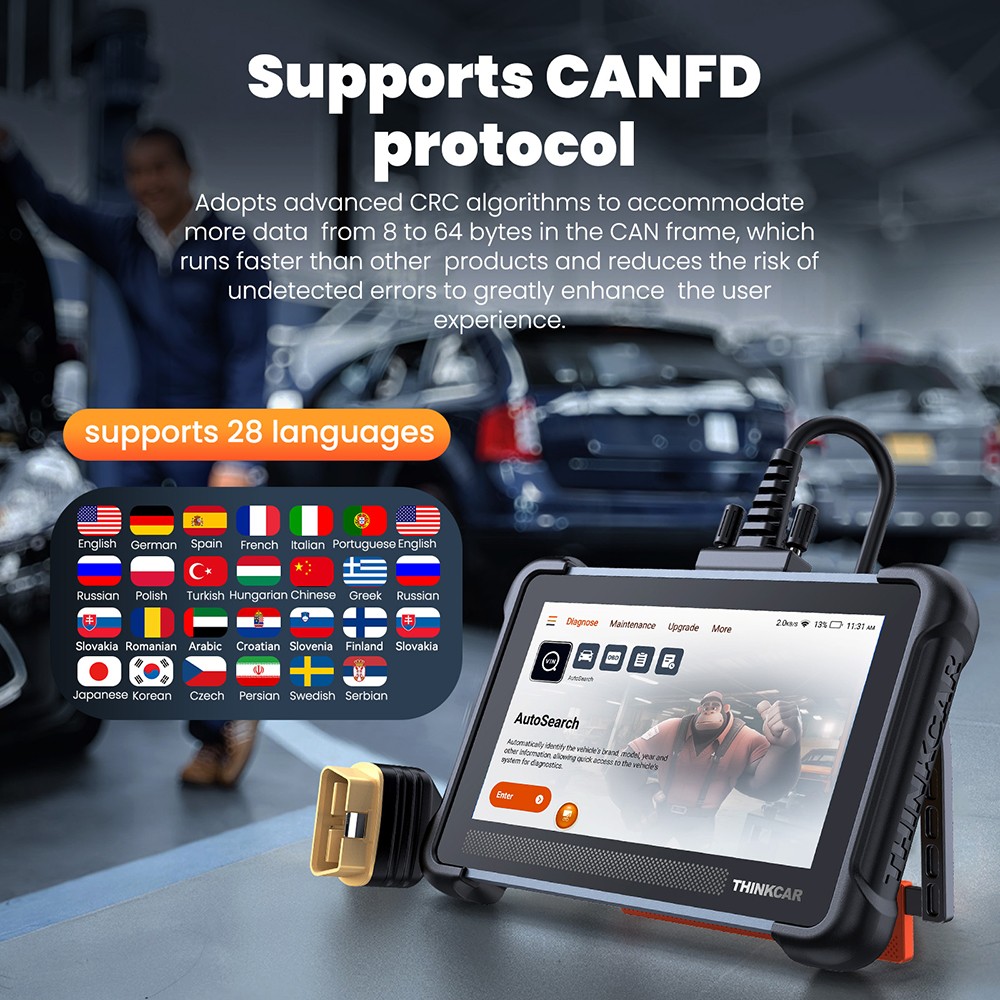 THINKSCAN 672 689 Bidirectional OBD2 Scanner All System Diagnostic Coding Tool