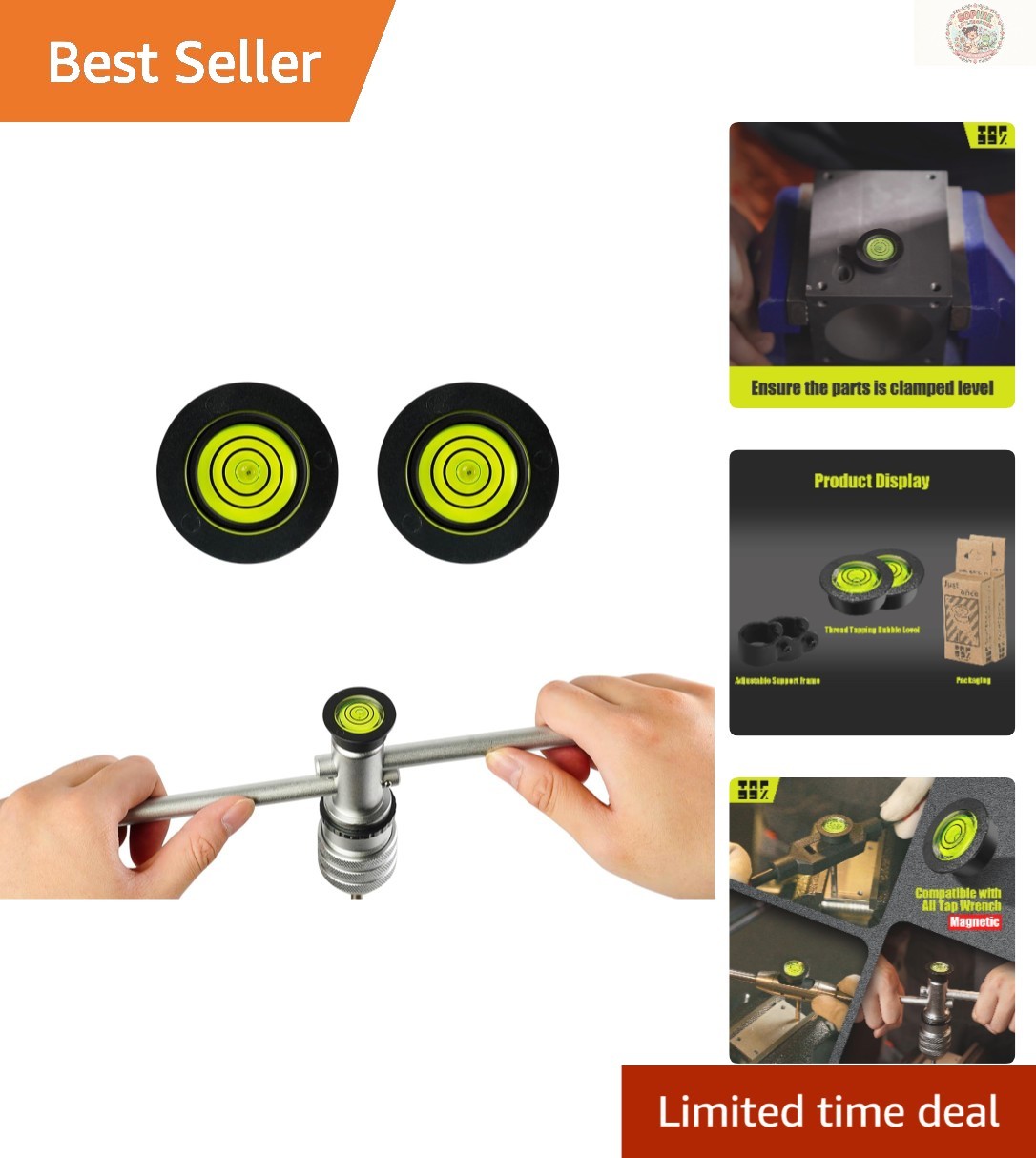 Magnetic Bubble Level Tool for Vertical Tapping - Precision DIY Success Tool