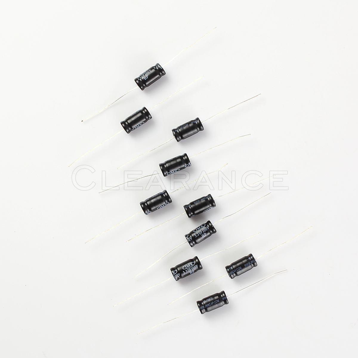 Non-Polarized Electrolytic Audio Capacitor 3.3uF 100V (10/pk) Free shipping