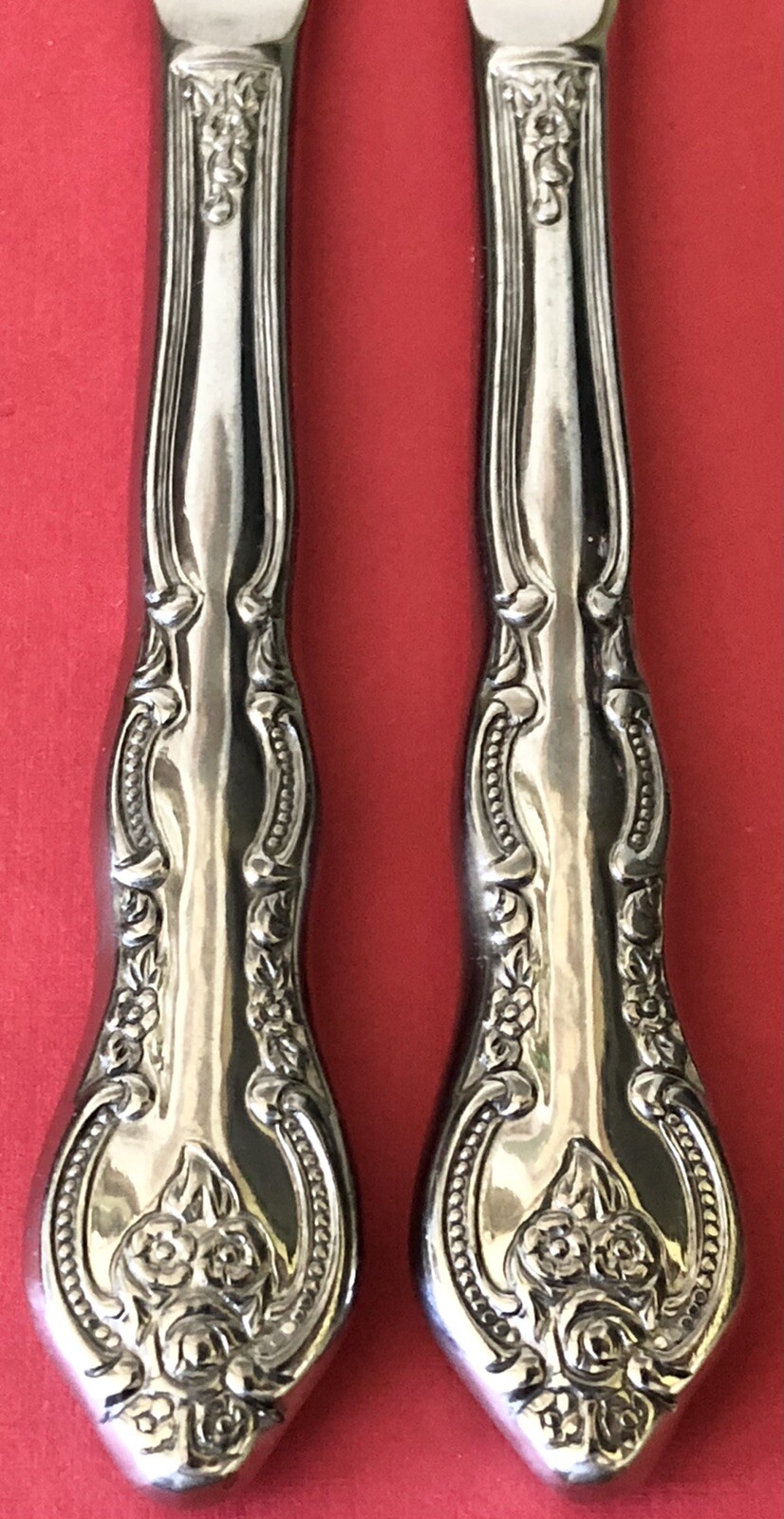 INTERNATIONAL Silver VERONA STAINLESS Steel FLATWARE DINNER KNIFE X2 KNIVES