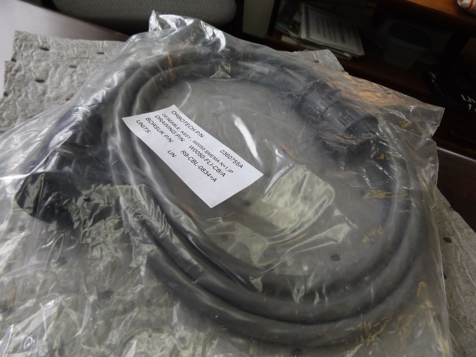 WHOLESALE LIQUIDATION ORBOTECH W0050-FLI-CB/A CABLE NOS