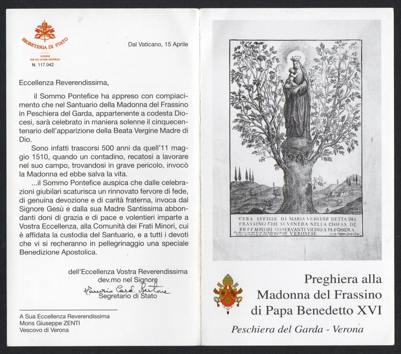Holy card de la Virgin santino image pieuses estampa