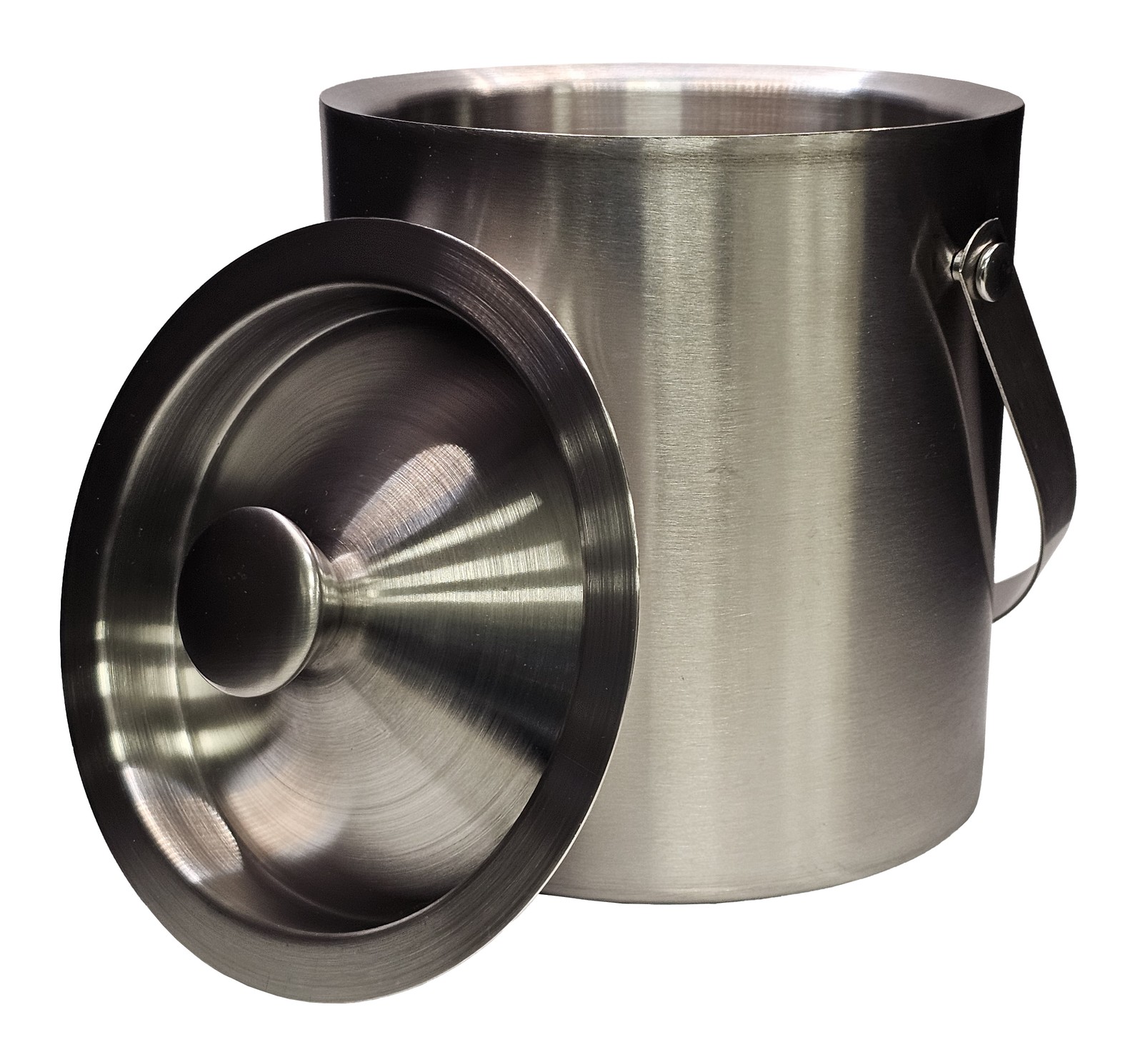 Home Brew Ohio Stainless Steel Cocktail Shaker 750ml, Double Walled Ice Bucket,